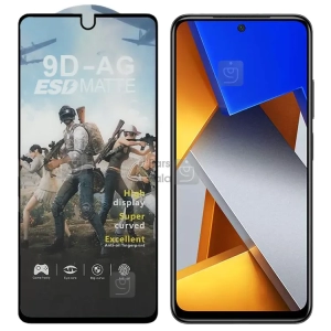 گلس مات آنتی استاتیک گوشی شیائومی Poco M4 Pro 4G مدل AG ESD