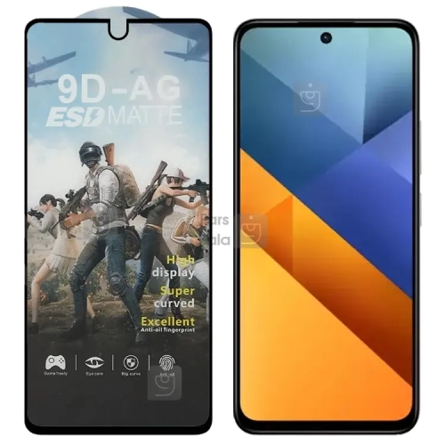 گلس مات آنتی استاتیک گوشی شیائومی Poco M6 4G مدل AG ESD