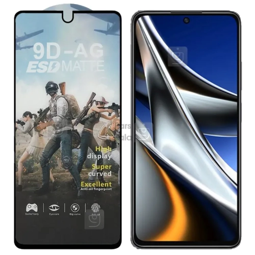 گلس مات آنتی استاتیک گوشی شیائومی Poco X4 Pro مدل AG ESD