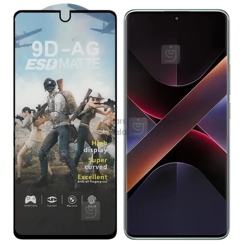 گلس مات آنتی استاتیک گوشی شیائومی Poco X7 Pro مدل AG ESD