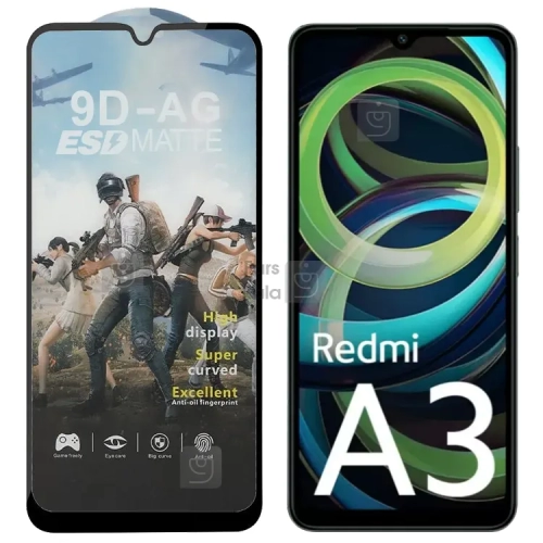 گلس مات آنتی استاتیک گوشی شیائومی Redmi A3 مدل AG ESD