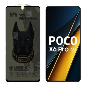 گلس پرایوسی آنتی استاتیک SPG گوشی شیائومی Poco X6 Pro