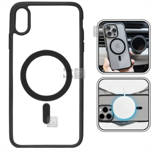 قاب مگ سیف دار الکتروپلیتینگ گوشی آیفون Xs Max