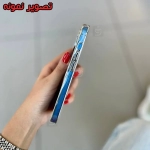 قاب شفاف اکلیلی دور رنگی مگ سیف آیفون 15 پرو مکس مدل Glitter border