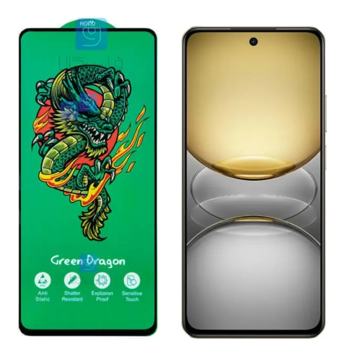 گلس تمام صفحه HORO Green Dragon گوشی ریلمی C75