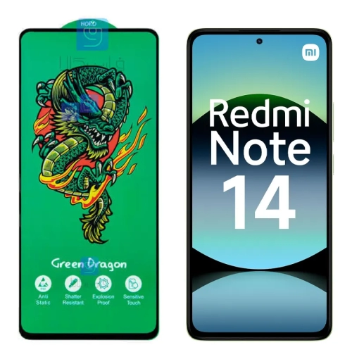 گلس تمام صفحه HORO Green Dragon گوشی شیائومی نوت 14 4G