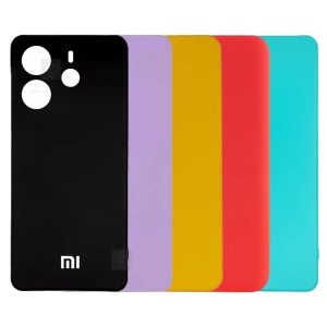 کاور سیلیکونی محافظ لنز دار گوشی Xiaomi Redmi Note 14 4G