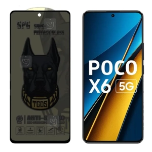 گلس پرایوسی آنتی استاتیک SPG گوشی شیائومی Poco X6