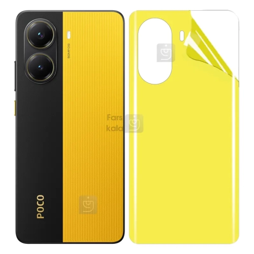 برچسب پشت نانو شفاف Poco X7 Pro