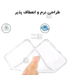 قاب شفاف ژله ای محافظ لنز دار شیائومی ردمی نوت 14 4G