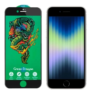 گلس تمام صفحه HORO Green Dragon گوشی آیفون SE 2022