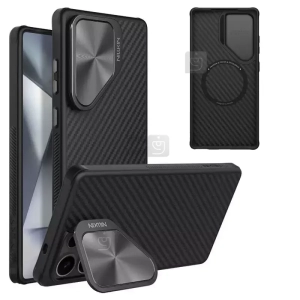 قاب فیبر آرامید نیلکین گوشی سامسونگ S25 الترا مدل CarboProp Magnetic