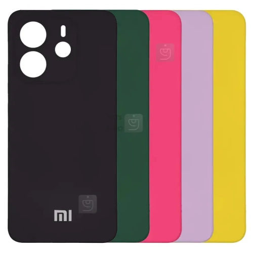 قاب سیلیکونی اصلی محافظ لنز دار Xiaomi Redmi Note 14 4G