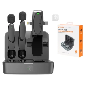 میکروفون یقه ای بی سیم دوتایی پرودو PD-2MLAVCC