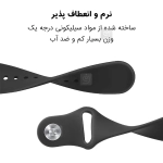 بند سیلیکونی دکمه ای ساعت هواوی واچ GT 3 Pro 46mm