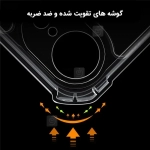 قاب اصلی پشت کریستالی Xundd Beatle گوشی آیفون 16e