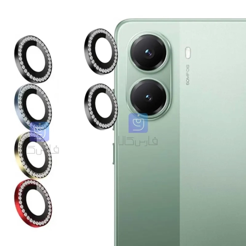 محافظ لنز رینگی نگین دار Redmi Turbo 4