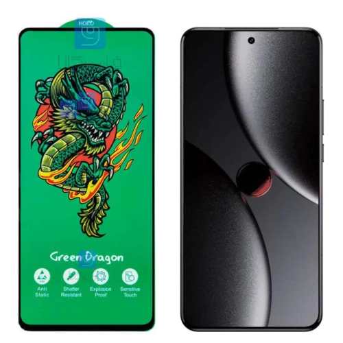 گلس تمام صفحه HORO Green Dragon گوشی شیائومی 15 اولترا
