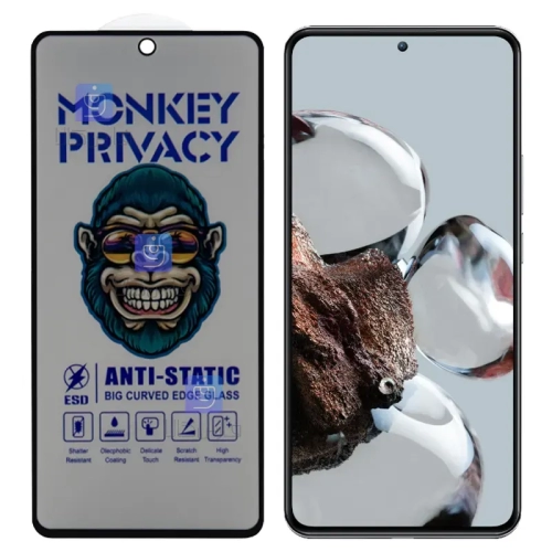 گلس پرایوسی آنتی استاتیک MonKey گوشی شیائومی 12T