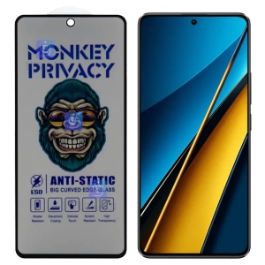 گلس پرایوسی آنتی استاتیک MonKey گوشی شیائومی Poco X6