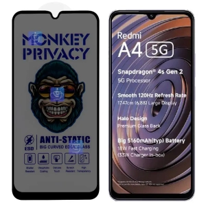 گلس پرایوسی آنتی استاتیک MonKey گوشی شیائومی Redmi A4