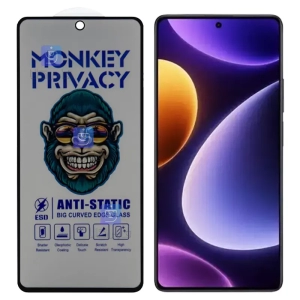 گلس پرایوسی آنتی استاتیک MonKey گوشی شیائومی نوت 12 توربو
