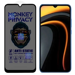 گلس پرایوسی آنتی استاتیک MonKey گوشی شیائومی Poco C3