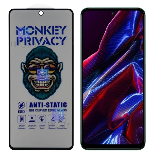 گلس پرایوسی آنتی استاتیک MonKey گوشی شیائومی Poco X5