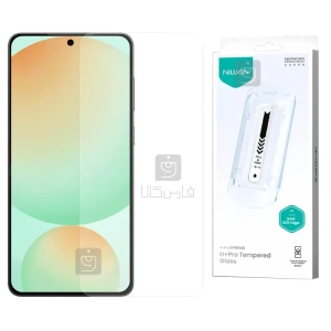 گلس شفاف H+ Pro نیلکین گوشی سامسونگ S25 Edge همراه با ابزار نصب