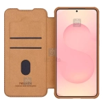 کیف چرمی نیلکین Qin Pro گوشی سامسونگ S25 Edge