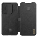 کیف چرمی نیلکین Qin Pro گوشی سامسونگ S25 Edge