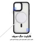 قاب مگ سیف بامپر فلزی QY گوشی آیفون 15 پرو مکس