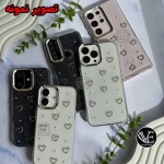 قاب دخترانه اکلیلی قلب برجسته گوشی آیفون 16 پرو مکس