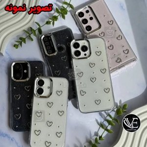 قاب دخترانه اکلیلی قلب برجسته گوشی آیفون 16 پرو مکس