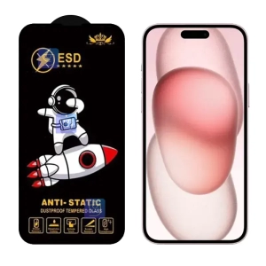 گلس آنتی استاتیک Space Man ESD گوشی آیفون 15 پلاس