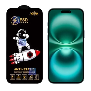 گلس آنتی استاتیک Space Man ESD گوشی آیفون 16 پلاس