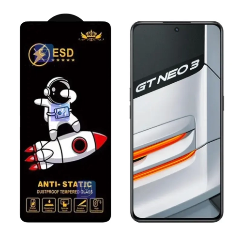 گلس آنتی استاتیک Space Man ESD گوشی ریلمی GT Neo 3
