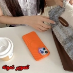 قاب سیلیکونی مگ سیف گوشی آیفون 14 پرو مکس مدل Circular Pattern