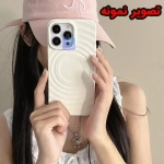 قاب سیلیکونی مگ سیف گوشی آیفون 14 پرو مکس مدل Circular Pattern