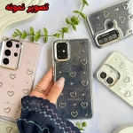قاب دخترانه اکلیلی قلب برجسته گوشی آیفون 15 پرو مکس