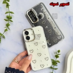 قاب دخترانه اکلیلی قلب برجسته گوشی آیفون 15 پرو مکس