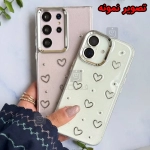 قاب دخترانه اکلیلی قلب برجسته گوشی آیفون 15 پرو مکس