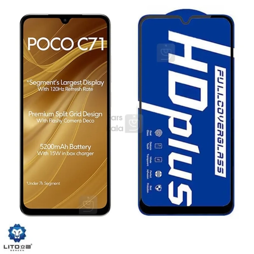 گلس لیتو شیائومی پوکو C71 مدل HD Plus