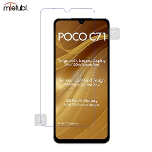 گلس شفاف میتوبل شیائومی پوکو C71 مدل No Frame