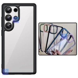 قاب پشت کریستالی دور رنگی گوشی سامسونگ S25 Ultra مدل New Skin