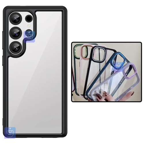 قاب پشت کریستالی دور رنگی گوشی سامسونگ S25 Ultra مدل New Skin