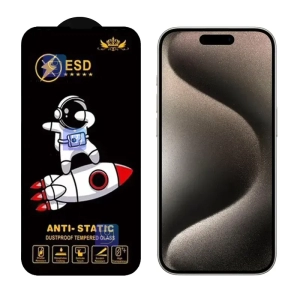 گلس آنتی استاتیک Space Man ESD گوشی آیفون 15 پرو مکس