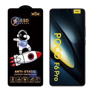 گلس آنتی استاتیک Space Man ESD گوشی شیائومی Poco F6 Pro