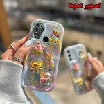 قاب فانتزی طرح برجسته پاتریک و باب اسفنجی گوشی سامسونگ A34