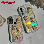 قاب فانتزی طرح برجسته پاتریک و باب اسفنجی گوشی سامسونگ A34